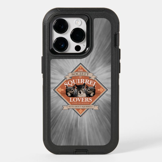 Society of Squirrel Lovers - funny squirrel Otterbox iPhone Case (Back)