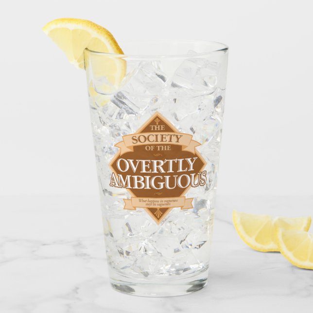 Society of The Overtly Ambiguous Glass (Front Ice)