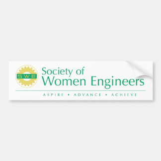 Society of Women Engineers Bumper Sticker (Color)