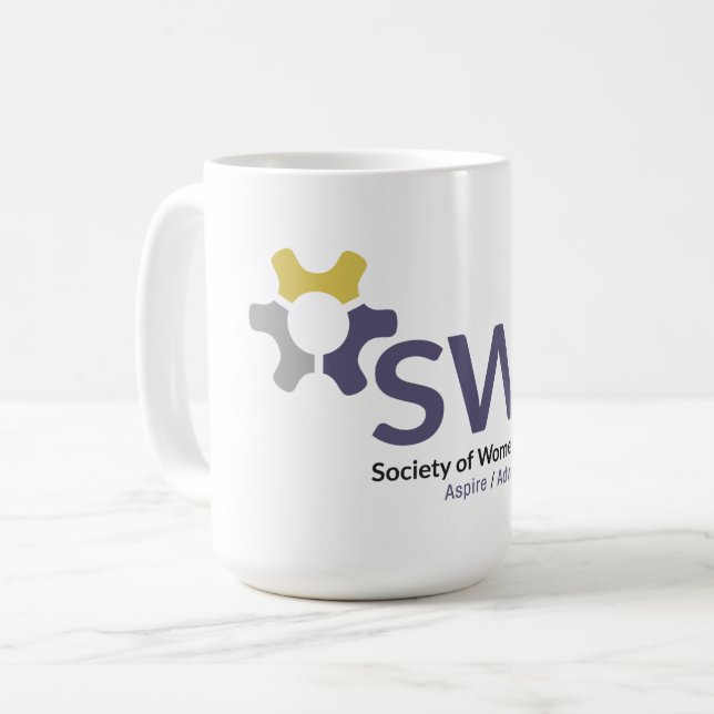 Society of Women Engineers (SWE) Mug (Front Left)