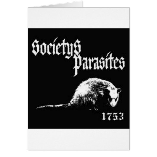 Society's Parasites shirt (Front)