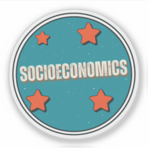 Socioeconomics Sticker