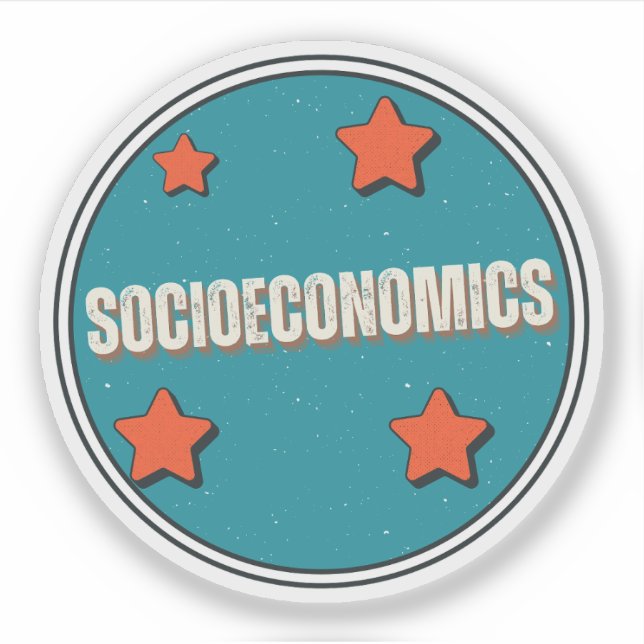 Socioeconomics Sticker (Front)