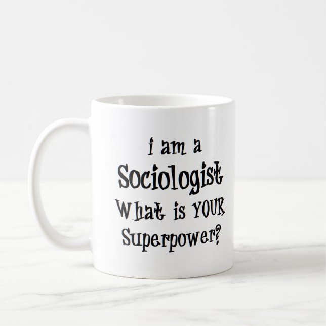 sociologist coffee mug (Left)