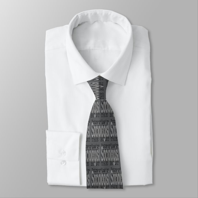Sociologist Extraordinaire Neck Tie (Tied)