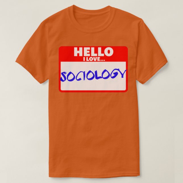 Sociology 3 T-Shirt (Design Front)