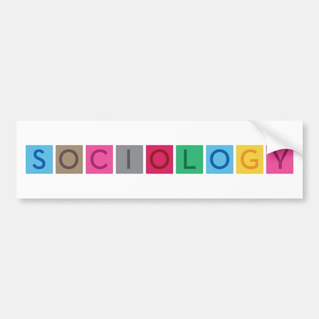 Sociology Bumper Sticker (Front)