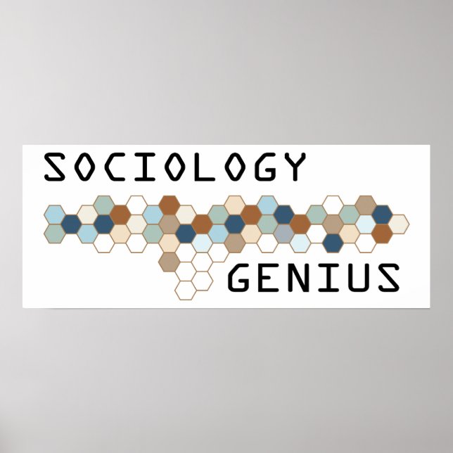Sociology Genius Poster (Front)