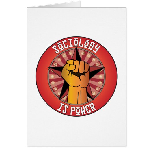 Sociology Is Power Cards (Front)