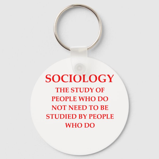sociology keychain (Front)