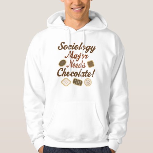 Sociology Major Chocolate Hoodie