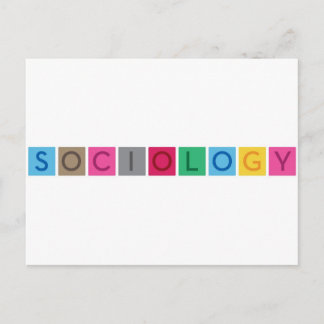 Sociology Postcard