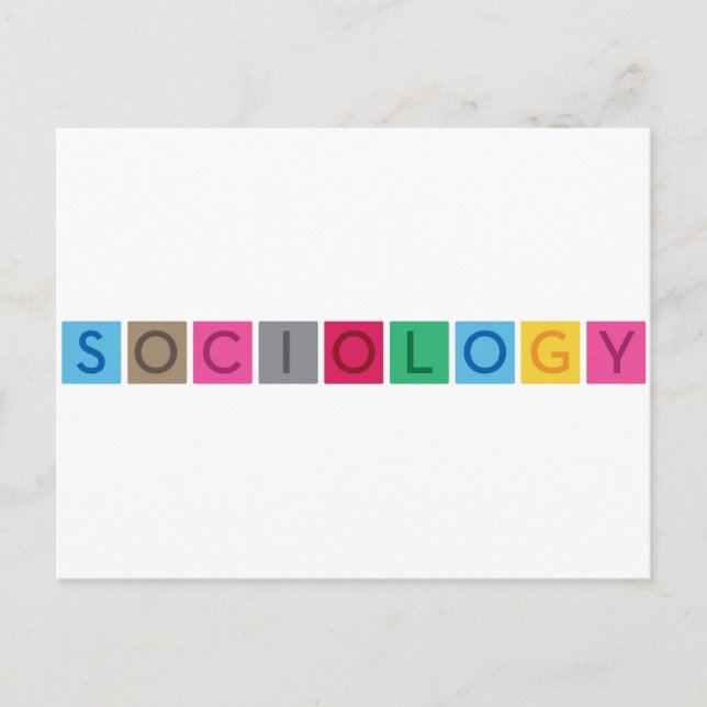 Sociology Postcard (Front)