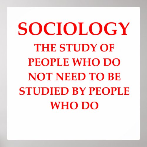 sociology poster