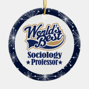 Sociology Professor Gift Ornament