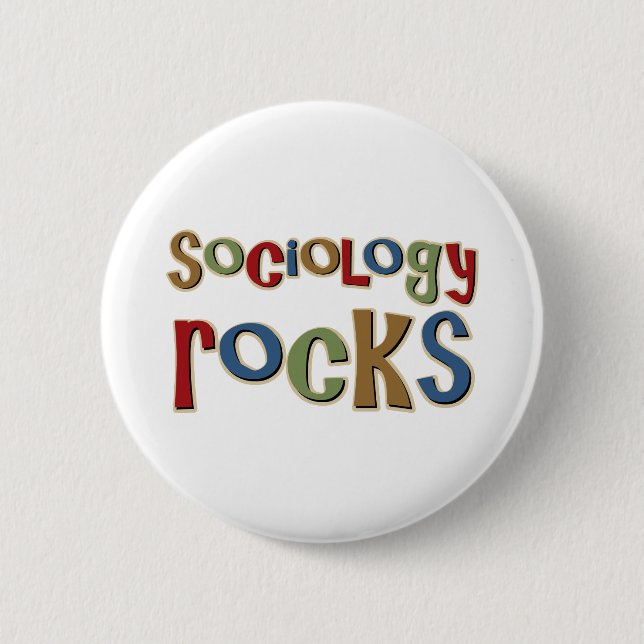Sociology Rocks Button (Front)