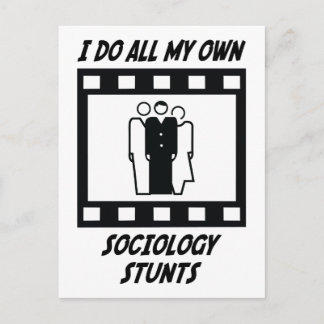 Sociology Stunts Postcard