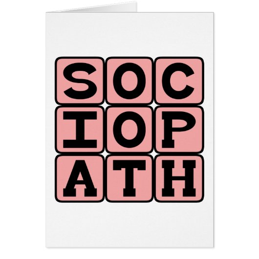 Sociopath, Jerky Individual Cards (Front)