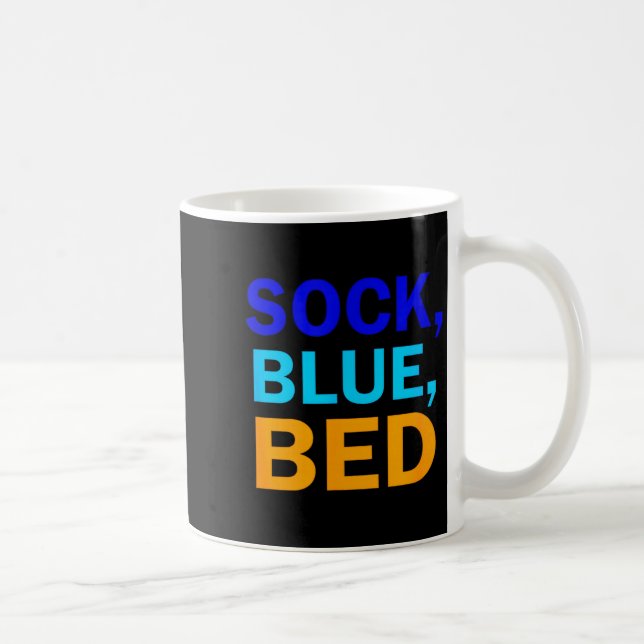 Sock Blue Bed _ Awesome Sock Blue Bed  Coffee Mug (Right)