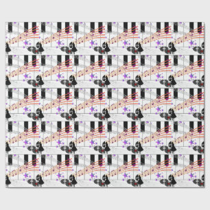 Sock Hop Nostalgia Wrapping Paper