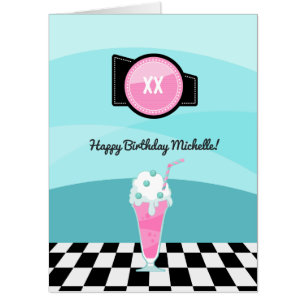 Sock Hop Party Card