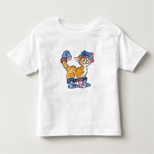 Sock Kitty Kids T_shirt