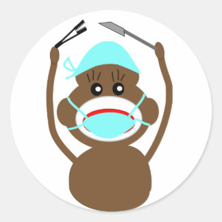 Sock Money General Surgery---Adorable Classic Round Sticker