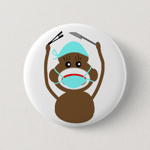 Sock Money General Surgery---Adorable Pinback Button