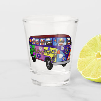 Sock Money Peace Bus Shot Glass