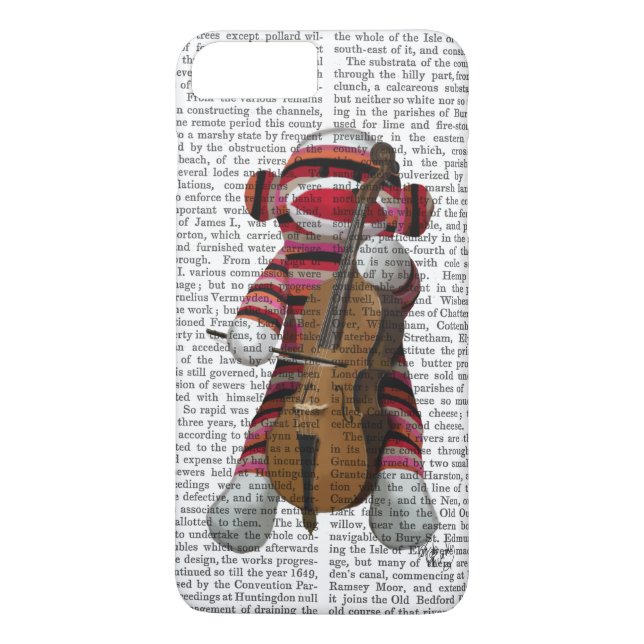 Sock Monkey and Cello Case-Mate iPhone Case (Back)
