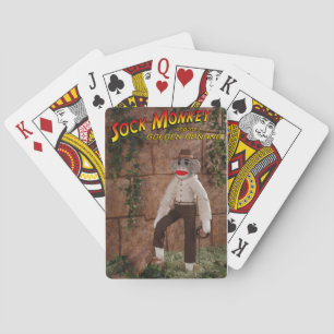 Sock Monkey and the Golden Banana Poker Cards