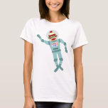 Sock Monkey Astronaut T-shirt at Zazzle