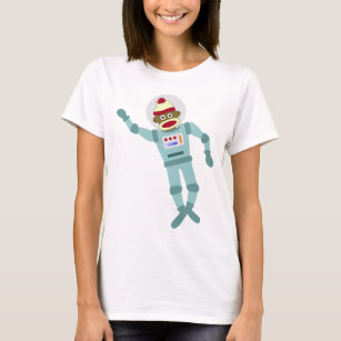 Sock Monkey Astronaut T-Shirt