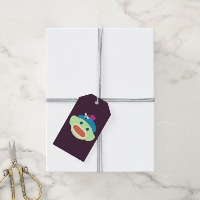 Sock Monkey & Bee Gift Tags (With Twine)