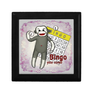 Sock Monkey Bingo Gift Box