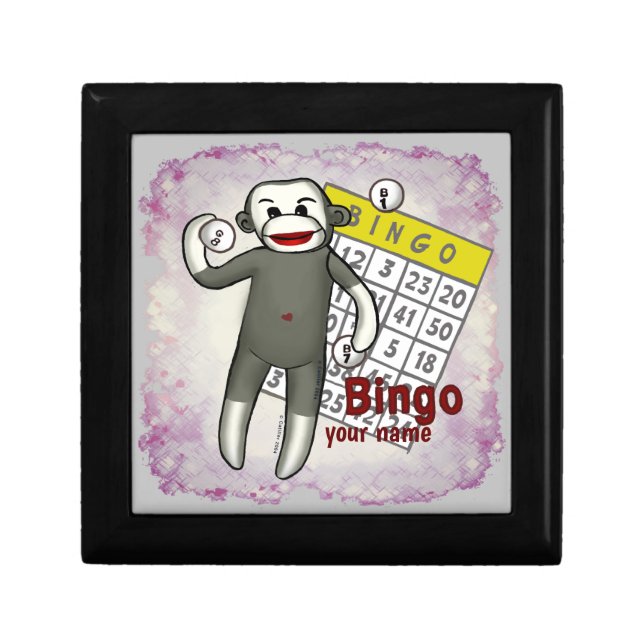 Sock Monkey Bingo Gift Box (Front)