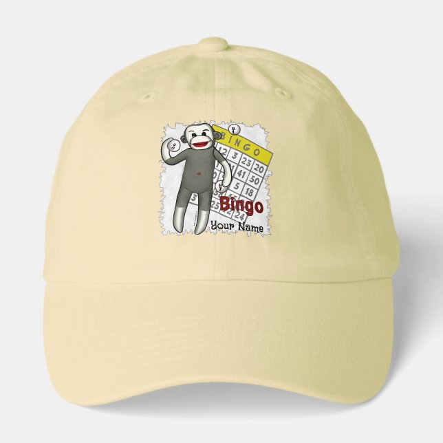 Sock Monkey Bingo hat (Front)