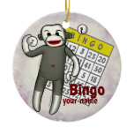 Sock Monkey Bingo ornament