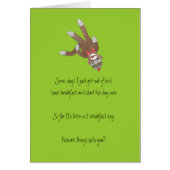 Sock Monkey Blank InsideCard Cards (Front)