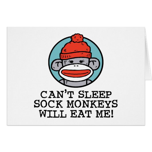 Sock Monkey Cards (Front Horizontal)