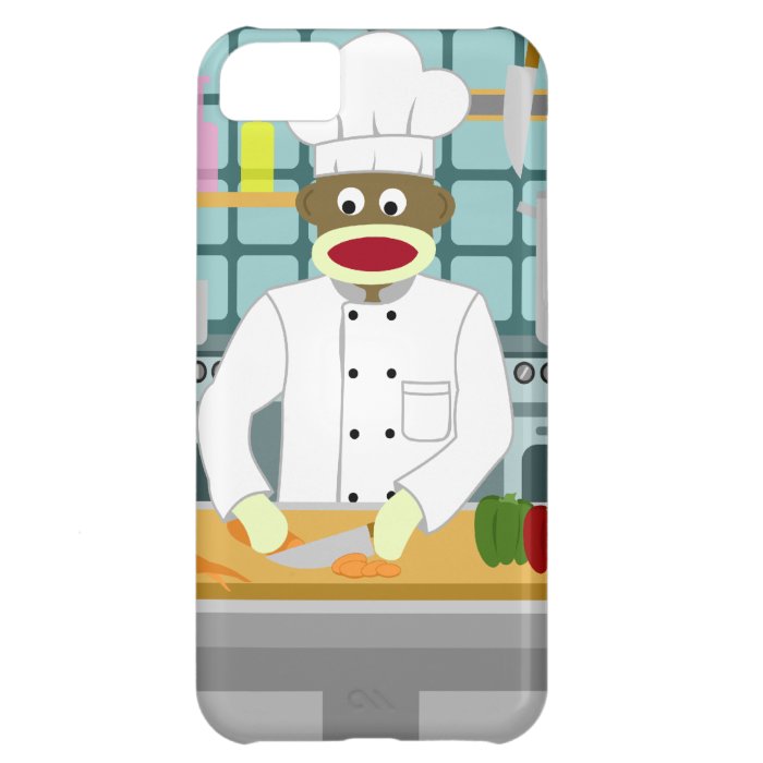 Sock Monkey Chef iPhone 5C Cover