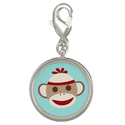 Sock Monkey Clip Charm