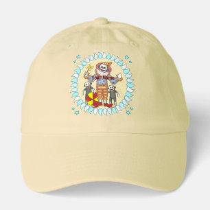 Sock Monkey  Clown  hat