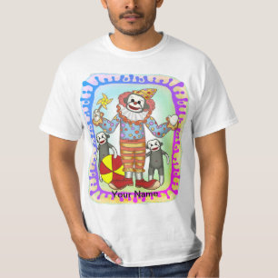 Sock Monkey Clown T-Shirt