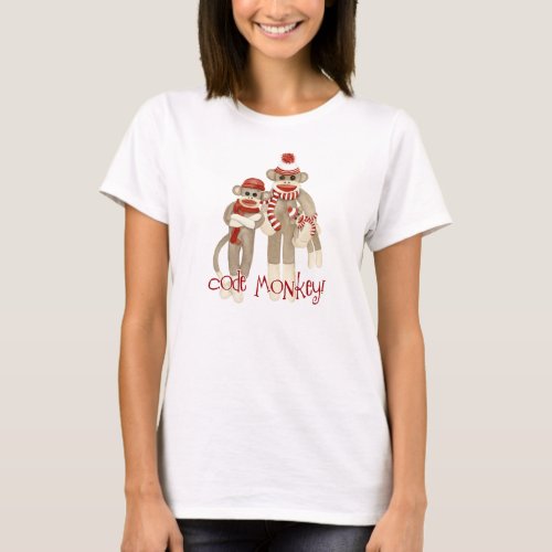 Sock Monkey Code Monkey T Shirt