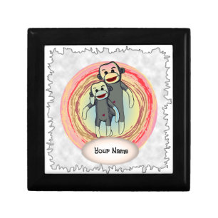Sock Monkey Dad Gift Box