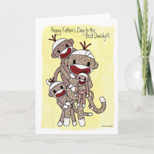 Sock Monkey Daddy 03 Card