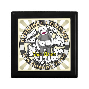 Sock Monkey Domino Legend gift box