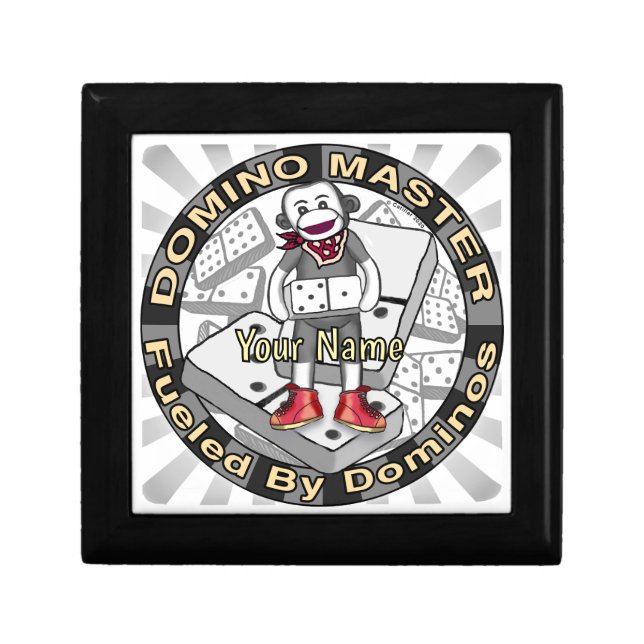 Sock Monkey Domino Master Gift Box (Front)
