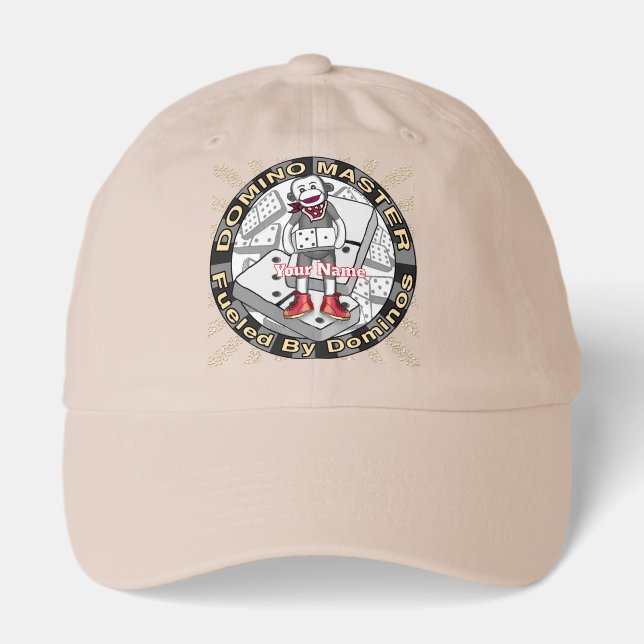 Sock Monkey Domino master Hat (Front)